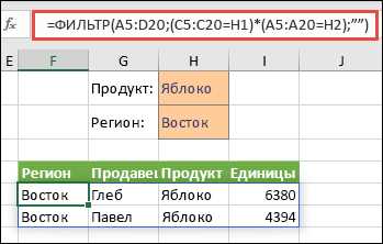 Различные типы формул в Excel