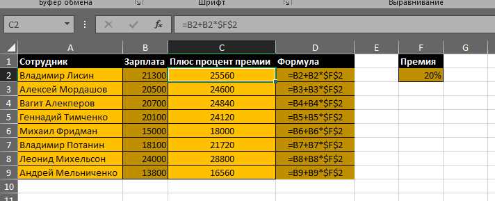 Формула сложения процентов