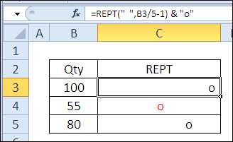 Функция REPT в Excel: как повторить текстовое значение несколько раз