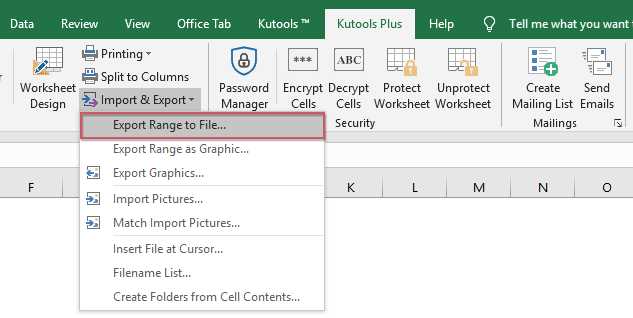 Как экспортировать данные из Microsoft Excel в формате HTML