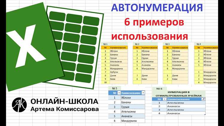 Создание простого списка с автоматической нумерацией