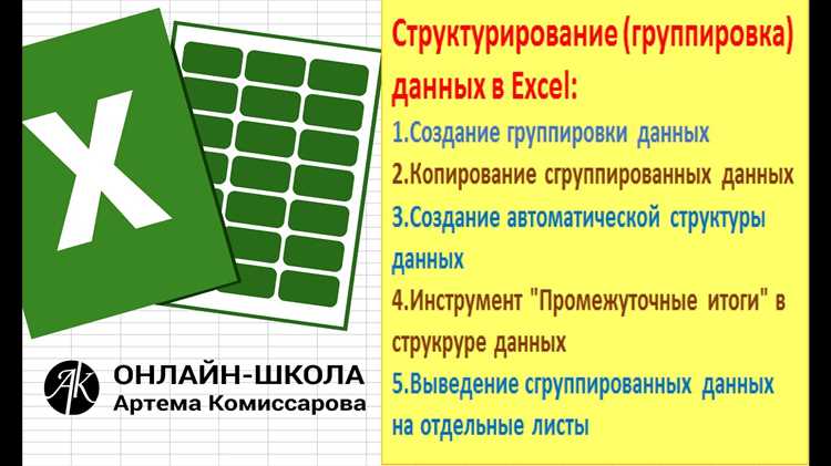 Как использовать инструменты группировки и агрегации для анализа данных в Microsoft Excel