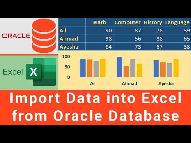 Как связать Microsoft Excel с базой данных Oracle