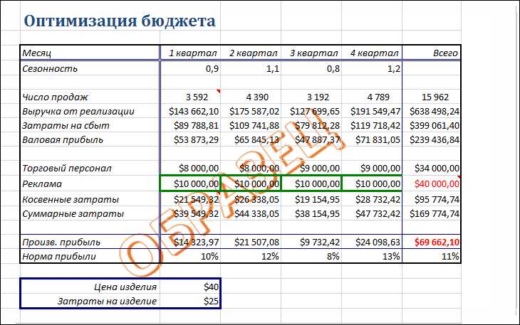 Как установить фоновую печать в Excel