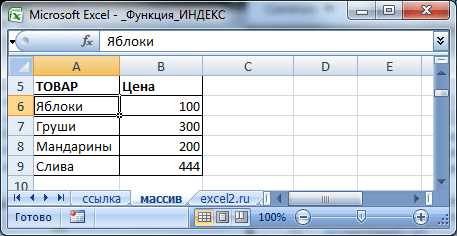 Использование вложенных функций для определения экстремальных значений финансового индекса в Excel