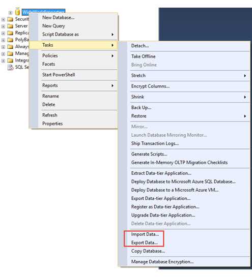 Шаги по импорту данных из базы данных SQL в Microsoft Excel