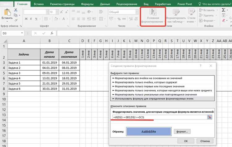 Условное форматирование в Excel: создание красочных диаграмм