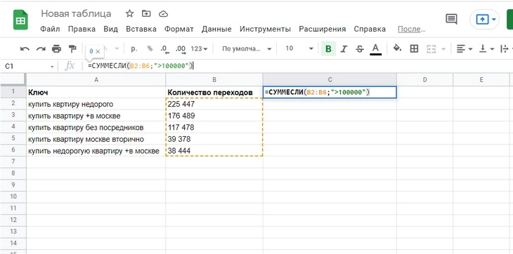 Виды вложенных функций в Excel